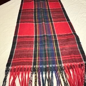 NEW Style & Co. Red, White and Black Plaid Scarf
